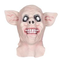 Profesjonalna lateksowa maska PSYCHO PIG świnia