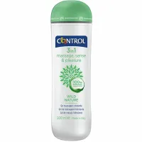 control wild nature żel do masażu 3w1, naturalny, 200 ml