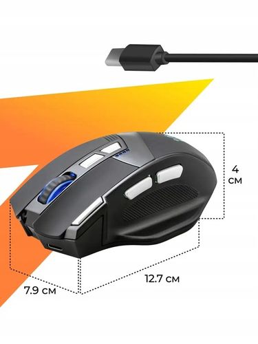 Myszka Gamingowa Bezprzewodowa Dla Graczy DEFENDER KNIGHT GM-885 3200DPI na Arena.pl