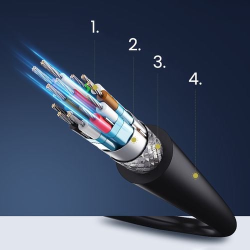 Kabel przewód do monitora TV DisplayPort 3m czarny na Arena.pl