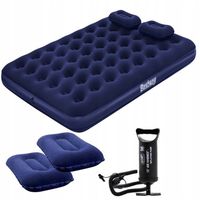 Materac Dmuchany Dwuosobowy Łóżko z Pompką Bestway 67374 + 2 PODUSZKI