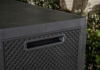 KETER SKRZYNIA OGRODOWA EMILY 270L ANTRACYT JAKOŚĆ NA KÓŁKACH