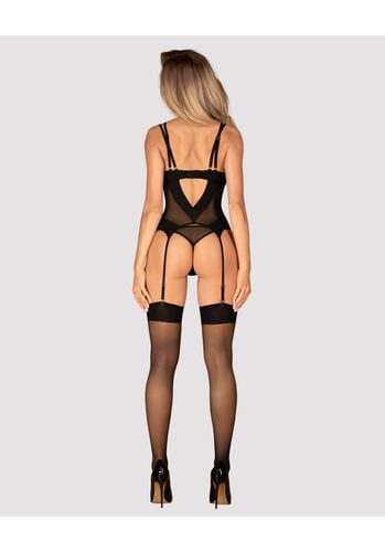 czarne siateczkowe pończochy podkreślające kobiece nogi. s823 s/m/l od na Arena.pl