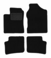 Dywaniki welurowe LUX do Daihatsu Trevis 2006-2009 czarne 4 szt.