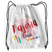 Plecak Dla Oliwii Sportowy Szkolny Worek Torba Z Nadrukiem Ze Zdjęciem