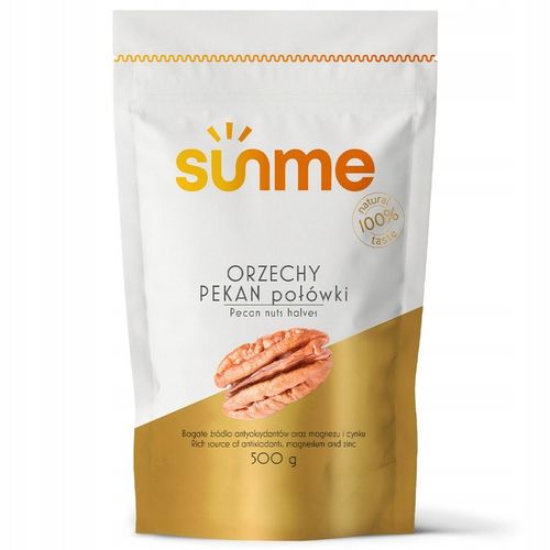 Naturalne połówki orzechów pecan 500g Sunme na Arena.pl