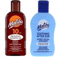 Malibu Olejek Do Opalania SPF10 200ml + Balsam Po Opalaniu 200ml
