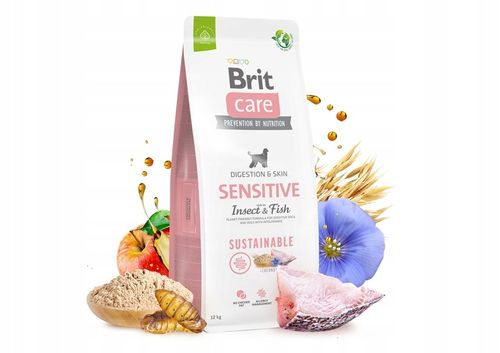 BRIT CARE Sustainable Sensitive Insect & Fish 12kg na Arena.pl