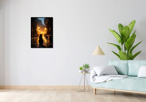 Plakat 50x70cm Samotna Wędrowczyni na Arena.pl
