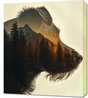 Obraz 60x70cm Psi Duch Lasu