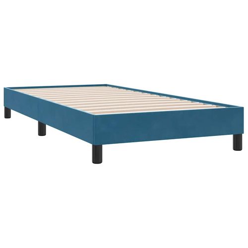 Łóżko typu Box Spring bez materaca Ciemnoniebieskie 90x210 cm na Arena.pl