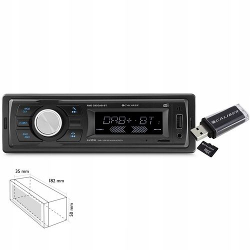 RADIO samochodowe Caliber Bluetooth DAB+ USB 4x55W na Arena.pl