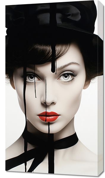 Obraz 50x90cm Atramentowa Aura zdjęcie 1