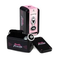 black jewelled metal butt plug