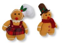 maskotka świąteczna PIERNIKOWY LUDZIK 28 x 17 cm mix SN55956