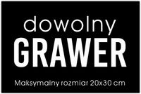 Grawerowana tabliczka GRAWER z dowolnym tekstem