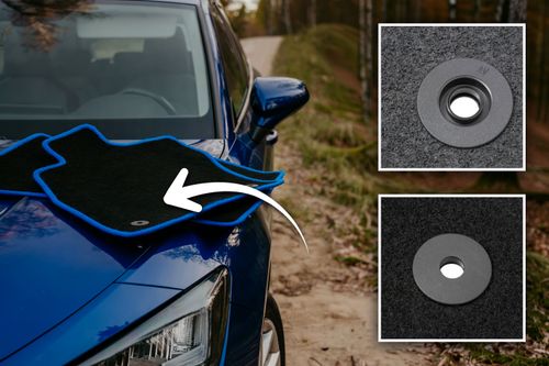 Dywaniki welurowe CARLUX-BLUE do Mitsubishi Eclipse Cross 2017- na Arena.pl