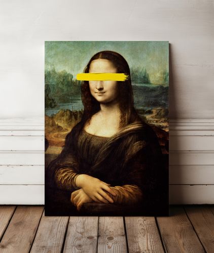 Obraz na płótnie Mona Lisa da Vinci pop art 70x100 cm na Arena.pl