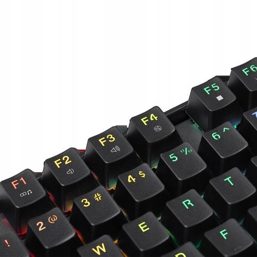 Klawiatura Mechaniczna Gamingowa Podświetlana RGB Pełnowymiarowa MIRAX GK-3 na Arena.pl