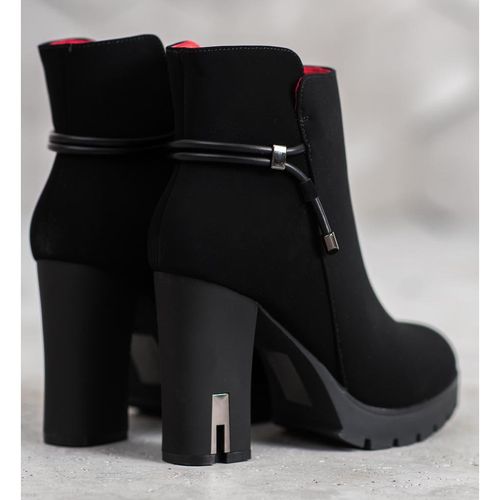 Tekstylne Botki Na Platformie r.40 na Arena.pl