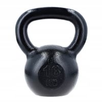 KETTLEBELL ODWAŻNIK DO ĆWICZEŃ KETTLE HANTLA HANTEL ŻELIWNY FITNESS 16KG