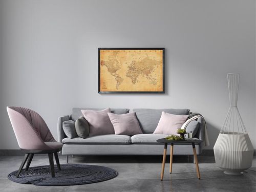 Mapa Świata Vintage - plakat 91,5x61 cm na Arena.pl