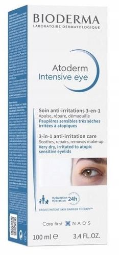 Bioderma Atoderm Intensive Eye 100 ml krem pod oczy 3w1 łagodzi na Arena.pl