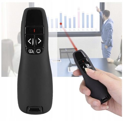 WSKAŹNIK PREZENTER LASEROWY PILOT BEZPRZEWODOWY DO PREZENTACJI LASER USB na Arena.pl