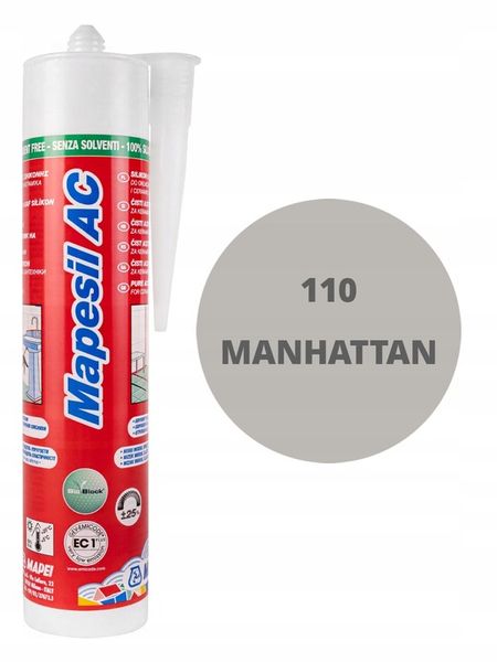 SILIKON MAPEI MAPESIL AC 310ml 110 manhattan zdjęcie 1