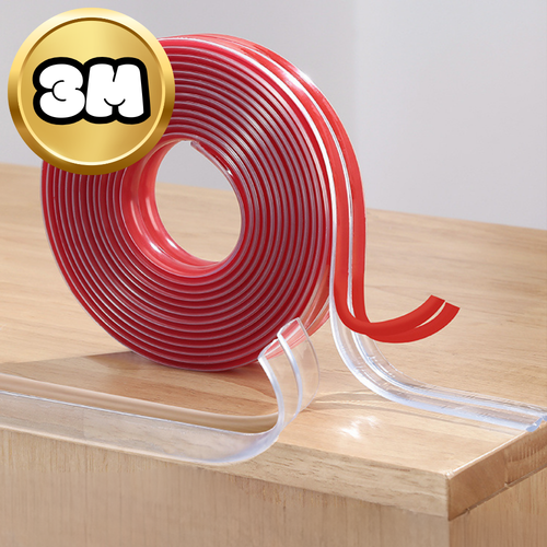 bezbarwna taśma zabezpieczająca kanty mebli listwa na rogi osłona krawędzi na Arena.pl