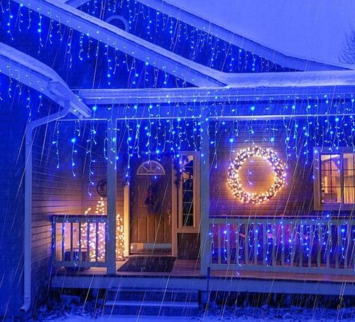 SOPLE FLASH 200 LED ZEWNĘTRZNE NIEBIESKIE CHOINKOWE lampki na Arena.pl