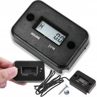 LICZNIK MOTOGODZIN CZASU PRACY SILNIKA 12/24V MOTOR KOSIARKA OBROTOMIERZ