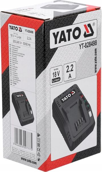 YATO ŁADOWARKA 2.2A DO AKUMULATORÓW BATERII ELEKTRONARZĘDZI SYSTEMU zdjęcie 6
