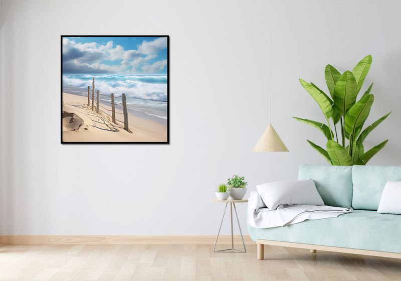 Plakat 90x90cm Szepty Oceanu zdjęcie 4