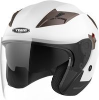 KASK MOTOCYKLOWY OTWARTY YEMA ROZMIAR XL SZYBA WIZJER ABS BEZPIECZNY HIT