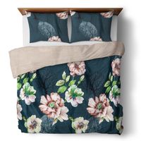 Pościel 160x200 + 2 Poszewki 70x80  Kwiaty i Drzewa