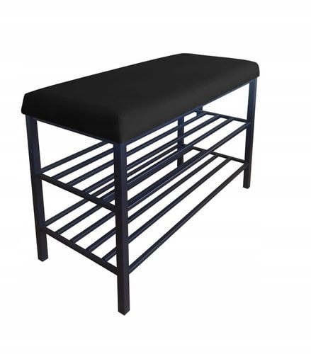 Szafka SMART na buty Regał Półka stelaż czarny MG19 z siedziskiem na Arena.pl