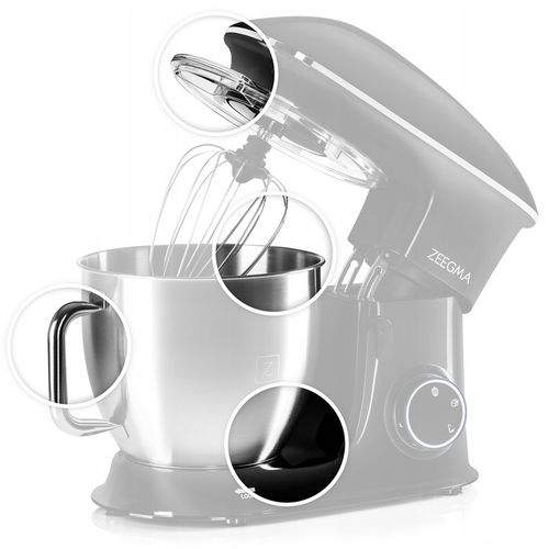 ROBOT kuchenny planetarny WIELOFUNKCYJNY MIKSER 2200W DUŻA misa 6,5L Zeegma na Arena.pl