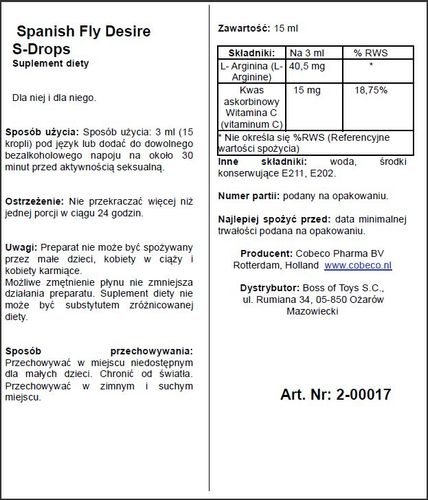 supl.diety spanish fly desire na Arena.pl