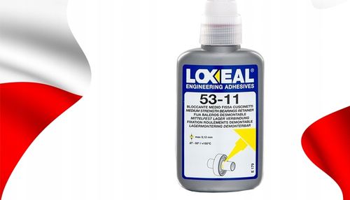 KLEJ DO ŁOŻYSK TULEJEK WAŁÓW LOXEAL 53-11 ŚREDNIO DEMONTOWALNY 50 ml na Arena.pl