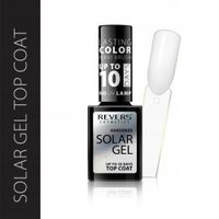revers solar gel top coat utrwalacz do paznokci 12 ml, wysoki połysk