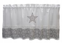 Zazdrostka świąteczna gwiazda szara 300 x 40 cm