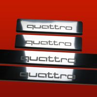 Listwa progowa AUDI A4 B8 QUATTRO Stal nierdzewna 304 połysk 4szt