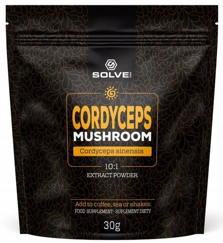 SOLVE LABS Cordyceps Maczużnik Chiński 10:1 proszek 30g na Arena.pl