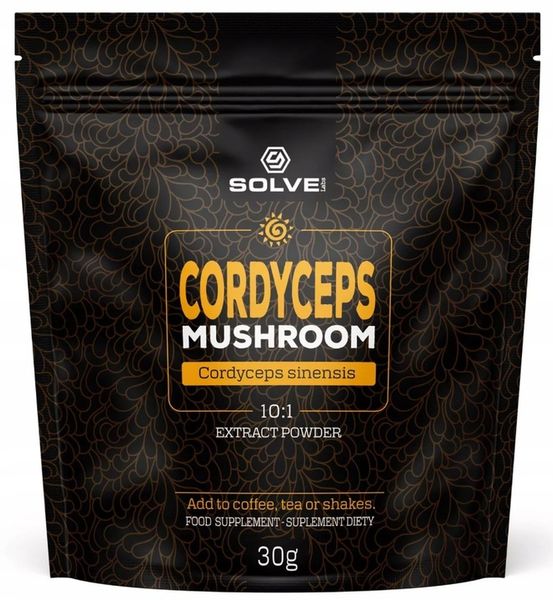 SOLVE LABS Cordyceps Maczużnik Chiński 10:1 proszek 30g zdjęcie 1