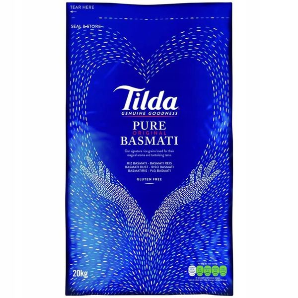 Ryż basmati Pure Tilda 20kg zdjęcie 2