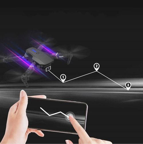 RC DRON Z KAMERĄ DRON 4K PODWÓJNY APARAT WIFI UTRZYMYWANIE WYSOKOŚCI 2.4GHZ na Arena.pl