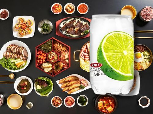 OKF Sparkling Lime, napój gazowany o smaku limonki 350ml na Arena.pl