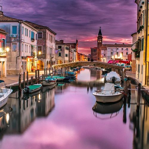 Obraz na płótnie – Canvas, Wenecki świt 120x80 na Arena.pl