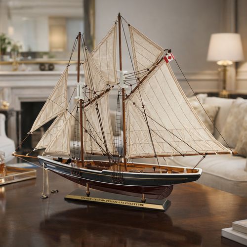 Model Statku Bluenose (77 cm) z Grawerem Prezent na Emeryturę na Arena.pl